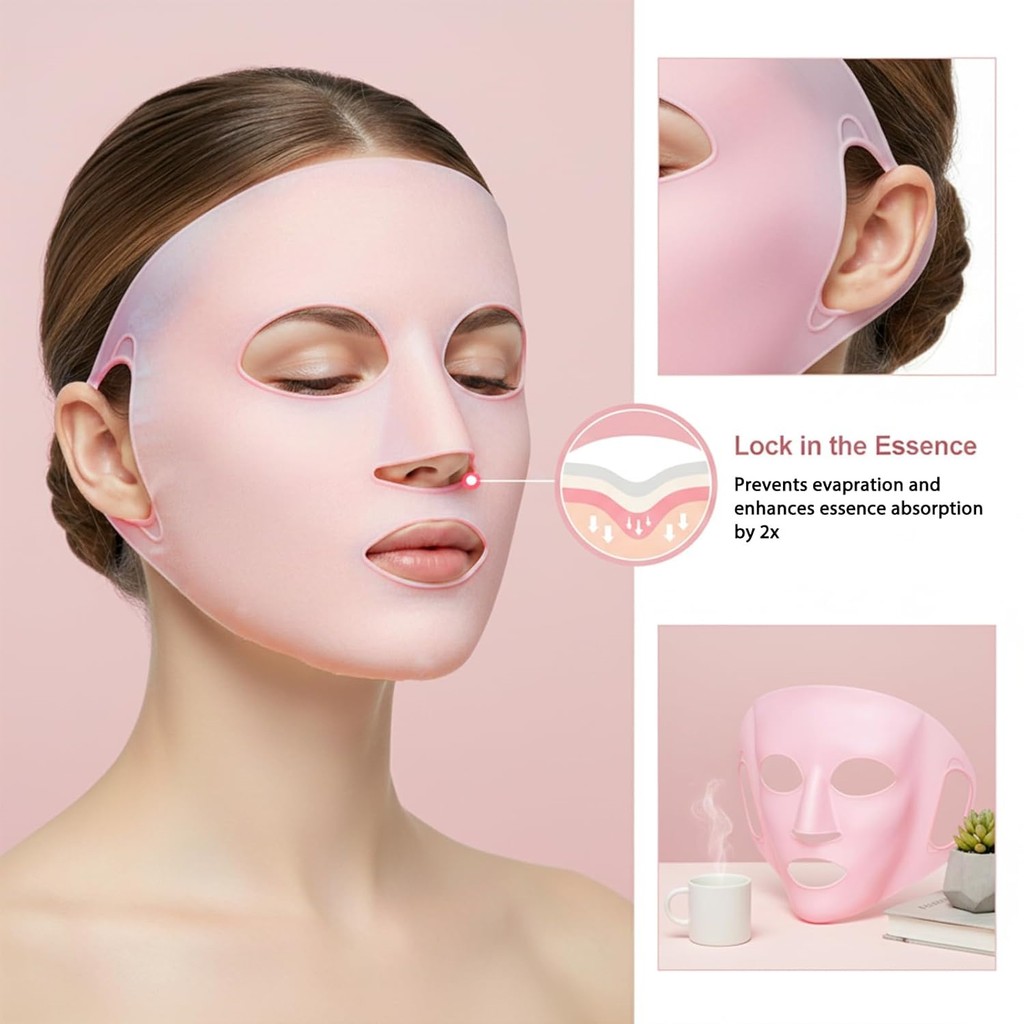 Mới 3D Silicone Mặt nạ Cover Vòng tai có thể tái sử dụng Chống trượt Khóa độ ẩm Mặt nạ bảo vệ
