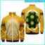 SY3 Áo khoác Super Mario Bros Cosplay 3D Áo khoác Unisex Hoạt hình Koopa Toad dài tay Áo khoác ngoài thông thường Plus Size Y