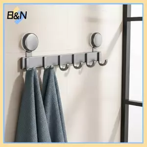 Móc treo cốc hút B & N cho áo khoác Chất kết dính chắc chắn có thể tháo rời Không cần khoan để lưu trữ lối vào nhà bếp trong phòng tắm.