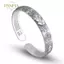 PNPIA- Retro s Pixiu Charms Vòng Tay Nam Bạc 925 Thiết Kế Đơn Giản Phong Cách Trung Hoa Độc Đoán Mở Lắc Tay Trang Sức