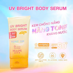 Kem Chống Nắng Nâng Tone Mizumi UV Bright Body Serum SPF50+ PA++++ 120g Sonbeauty.
