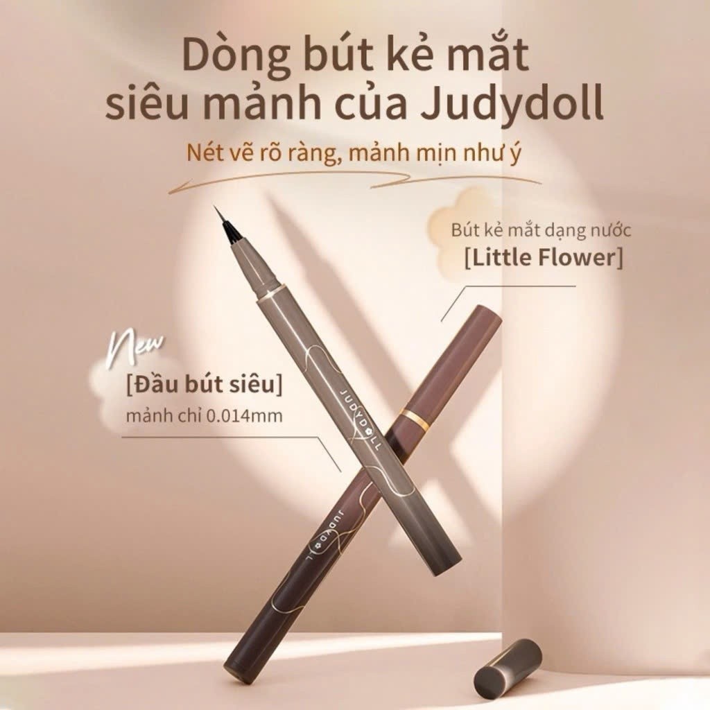 Bút Kẻ Mắt JUDYDOLL – Đầu Mảnh Siêu Dễ Vẽ, Chống Nước, Lâu Trôi Cả Ngày