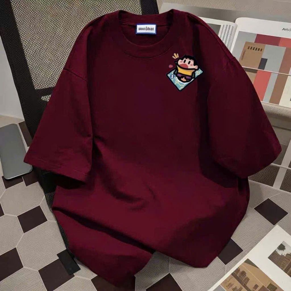 Áo phông cotton , thời trang unisex nam nữ , thoải mái với thiết kế chú bé in ng ực -thoitrang
