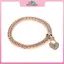 MYPANDA Thời Trang Nữ 3 Chiếc Vàng Bạc Hoa Hồng Vòng Tay Vàng Bộ Kim Cương Giả Lắc Tay Trang Sức.