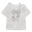 Preppy Phong Cách Off-the-Shoulder Nơ In Hình Áo Thun Ngắn Tay Nữ Giảm Tuổi Tất Cả Trận Đấu Thiết Kế Rời F