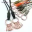 AqToCna Kim Loại O Vòng Lò Xo Móc Khóa Với 5 Chiếc Móc Bu Lông Cho DIY Có Thể Mở Vòng Carabiner Móc Khóa Kết Nối AqToCna