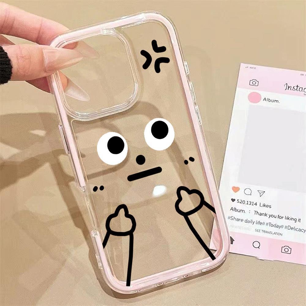 Hình biểu cảm tức giậnPhù hợp với ốp điện thoại iPhone 16/14/15/12 Pro/3 trong một