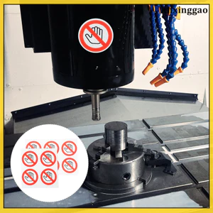 10 Miếng Dán Dấu Hiệu Giữ Cảnh Báo Đề Can Không Nhãn 2.50X2.50X0.01CM Đỏ khxinggao