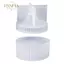 PNPIA- Hộp Bảo Quản Khuôn Silicon Tròn Sọc Nến Jar Hộp Thiết Kế Khuôn Đất Sét Epoxy