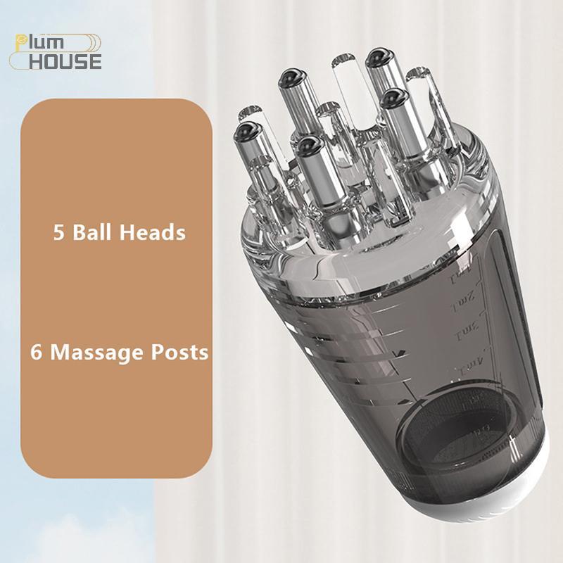 PlumHOUSE Da Đầu Applicator Massage Lược Tăng Trưởng Tóc Tái Tạo Chất Lỏng Serum Dầu Bàn Chải Nuôi Dưỡng Tóc Rễ Lược Chống Tóc Mất VN