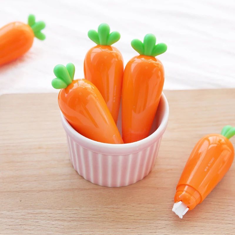 Bút xóa kéo hình cà rốt cư tê (1 cái)