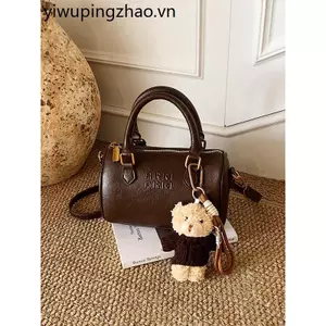 Hàn Quốc Hàn Quốc ins Túi Xách Dễ Thương Nữ 2025 Phong Cách Mới Retro Boston Túi Gối Cao Cấp Cảm Giác Đeo Vai Túi