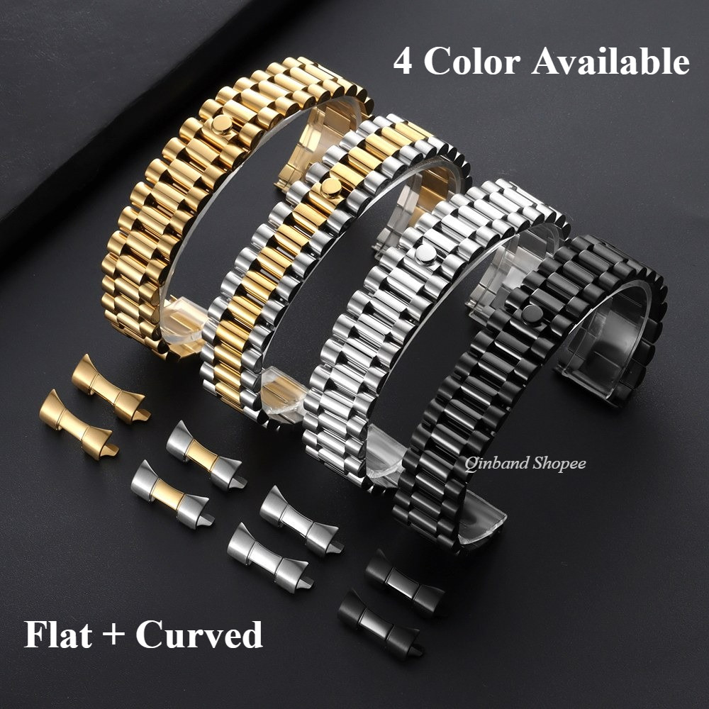 Dây đeo đồng hồ bằng thép không gỉ 304 cong cao cấp cho Rolex Submariner 20mm 21mm 22mm Daytona Datejust Vòng tay đồng hồ Nước ma dành cho nam nữ