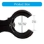 Pealike Universal Micro Kẹp Giá Đỡ Cho Nhiều Mics Có Núm Góc Có Thể Điều Chỉnh ABS Nhựa Xây Dựng