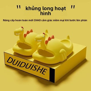 Dép lê khủng long cho bé – Dép mềm nhẹ chống trượt, phong cách hoạt hình dễ thương