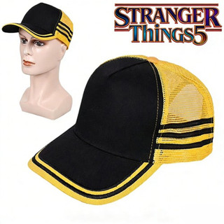 Stranger Things 5 Baseball Cap Mesh Casual Hat Outdoor Dustin Cosplay Prop Gift