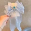 Kẹp Tóc MERIGGIARE, Mũ Ruy Băng Dài Công Chúa Pompom Kẹp Tóc, Nơ Xanh Lớn Bé Gái Đi Học Hairgrips Kẹp Mỏ Vịt Cho Trẻ Em Trẻ Em