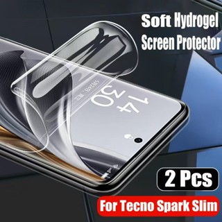 1-2 Chiếc Tecno Spark Slim 40 Pro Plus Pro + 4G Mềm Hydrogel Bảo Vệ Màn Hình Cho Tecno Camon 40 Pro + 5G 30s 4G Full Cover Bảo Vệ Phim HD