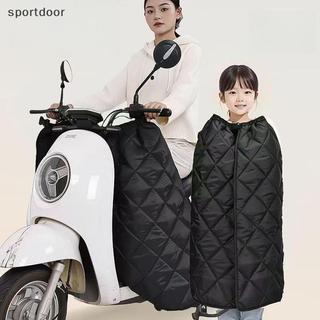 [sportoutdoor] 1 Cái Bảo Vệ Chân Chống Gió Ấm Áp Lông Cừu Dày Xe Điện Gió Váy Dài Đến Đầu Gối Cho Xe Đạp Điện [out]