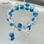 AqToCna Tinh Tế Bướm Ice Cra Gradient Glaze Pha Lê Đính Hạt Vòng Tay Nữ Bé Gái Co Giãn Ngọt Ngào Dễ Thương Lắc Tay Trang Sức Thời Trang AqToCna