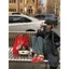 CAFEORxx Siêu Tình Yêu! Vẽ tay! Ba lô thời trang Casual Love Puppy Messenger Bag Canvas