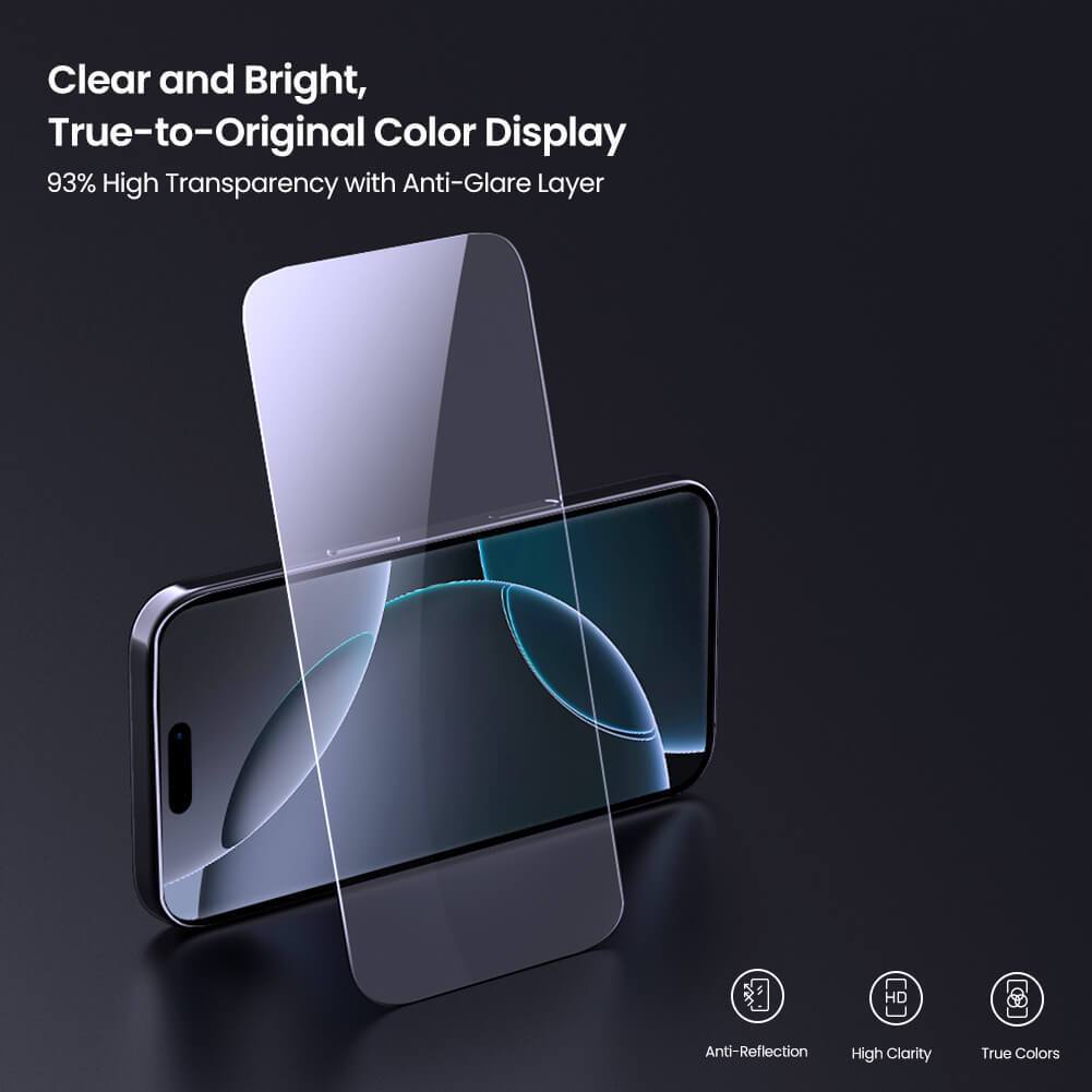 [Chính Hãng] Kính Cường Lực Nillkin H+ Pro Cho iPhone 17/16/15/14/13/12 - Siêu Mỏng 0.2mm, Chống Vỡ, Trong Suốt