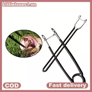 Littleloves1 2 Cái / bộ Dụng cụ mở miệng cá + Máy rải hàm Cá chép Cá hồi Bass Lo Hook Remove Tale VN