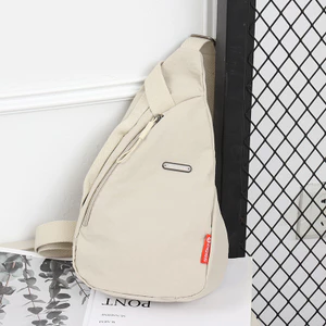 Dạo Phố Đeo Ngực Túi Nữ Nylon Điện Thoại Di Động Túi Đơn Giản Phù Hợp Với Túi Ngực