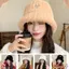 Mũ ngư dân CHEESELY, Mũ xô mùa thu đông màu trơn, Mũ chậu sang trọng dày mềm mại dành cho nữ