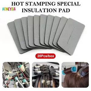 < Honeyba > 20 Chiếc Salon Tóc Perming / Cách Nhiệt Cotton Pad Chất Liệu Cao Su Miếng Dán Uốn Sóng Uốn Phụ Kiện Nhiệt Độ Cao Dụng Cụ Tạo Kiểu Đẹp