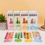 GETVOW Puffy Dán, Thiết kế cứu trợ Thiết kế cây dễ thương Nhãn dán dập nổi, Văn phòng phẩm Fun Series Crystal Puffy Họa tiết xếp chồng Nhãn dán Quà tặng học sinh