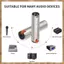 1 / 4 TRS 6.35mm Nữ sang 3Pin XLR Nam Bộ Chuyển Đổi Vỏ Kim Loại Bộ Chuyển Đổi Chiếu Sáng Âm Thanh Cho Sân Khấu Và Sân Khấu