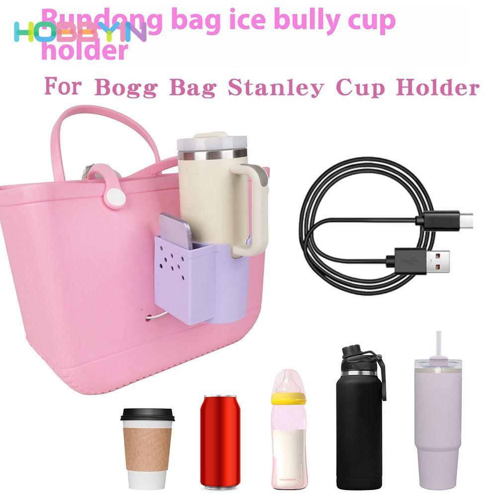 Giá đỡ điện thoại HOBBYIN, Túi đựng đồ chống nước mềm, Giá đỡ cốc nước silicon đa chức năng cho túi Bogg cho túi Bogg