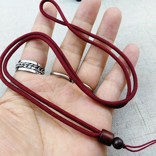 Phong Cách Mới Thùng Gỗ Vòng Cổ Dây Buộc Bằng Gỗ Bện Mặt Dây Treo Cổ Dây Tự Làm Handmade Gỗ Đàn Hương Vòng Cổ Phụ Kiện Dòng BYAE