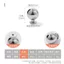 Tủ Đồng Sáng Chrome Bạc Tay Nắm Cửa Hiện Đại Đơn Giản Ánh Sáng Sang Trọng Bóng Thả Nước Bằng Đồng Ngăn Kéo Tủ Giày 9KH
