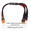 POP Nữ Sang Đôi Nam Kết Nối Adapter 10AWG XT60 Cáp Nguồn Nối Dài