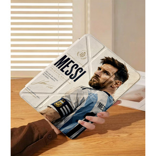 Ốp Lưng Lionel Messi cho iPad A16 Air 4/5/6/7/8 Pro 11 12.9 Y-fold Leo Messi cho iPad Gen 12 11 10 9 8 7 6 5 Mini6/7