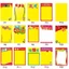 10 Tờ Siêu Thị Poster Lớn Giấy Quảng Cáo POP Giấy Quá Khổ Vẽ Tay Poster Viết Tay Màn Hình Hiển Thị Thẻ Giảm Giá Thẻ Giá SKOC