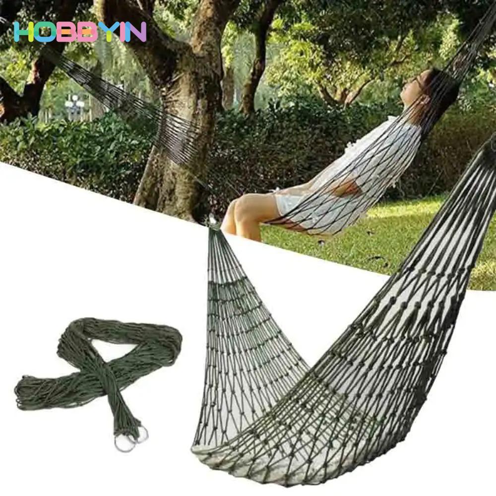Võng thể thao HOBBYIN, Võng cắm trại bằng lưới xoay, Sân vườn treo di động bằng Nylon rắn