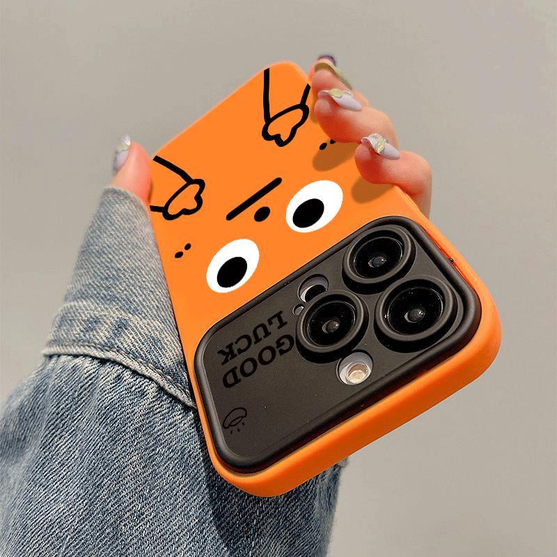 Ốp lưng iPhone 16 họa tiết chibi tức giận đơn giản thời trang trẻ trung bảo vệ toàn diện