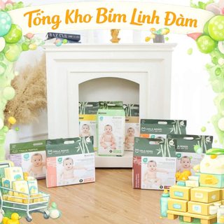 combo 2 bịch Tã bỉm Ualarogo sợi tre mềm mại siêu thấm hút chống tràn đủ size m48/L44/XL40/XXL38 - Tổng Kho Bỉm Linh Đàm