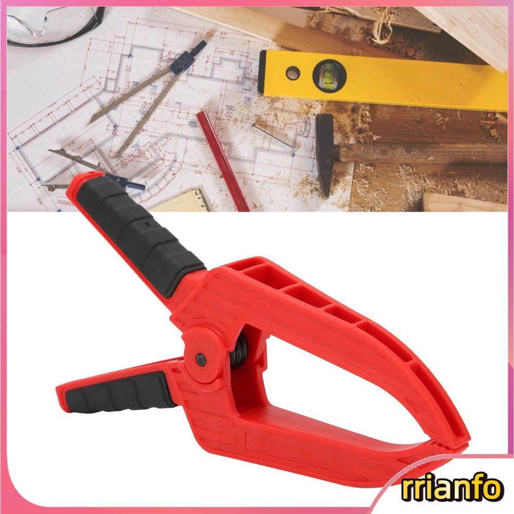 rrianfo Kẹp lò xo mũi phẳng dài cố định nylon, phụ kiện chế biến gỗ dùng dán bảo đảm, mở 2 inch 50MM
