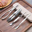 Bộ dụng cụ ăn cua inox nhà bếp 3 món: kẹp, nhíp, kìm tách vỏ cua/ghẹ sáng tạo cho gia đình, mã UUJN
