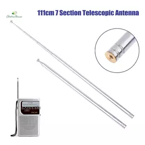 111cm 7 Phần Kim Loại Full Kênh Am Fm Radio Ăng Ten Đa Năng Ăng Ten Kính Thiên Văn Trên Không M3 mới