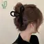 Kẹp tóc nơ nhung đỏ thu đông, kẹp càng cua nữ, phong cách Pháp thanh lịch, phụ kiện tóc Hàn Quốc, tặng nữ