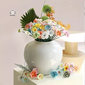 Maybest Hoa Gốm Sứ Jingdezhen Nhiệt Độ Cao Handmade Mô Phỏng Hoa Đời Sống Vĩnh Cửu Hoa Trang Trí Quà Tặng Sáng Tạo Nhà Furn {VN}