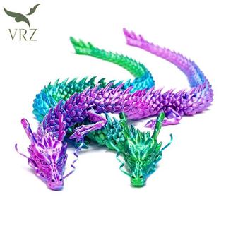 VRZ 3D In Hình Rồng Trung Quốc Toàn Thân Khớp Di Chuyển Được Nội Thất Nhà Trang Trí Trang Trí Đáng Thu Thập Đồ Chơi Sáng Tạo HOT
