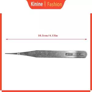KIN Chính Xác Nhíp Thủ Công Nhíp May Đính Hạt DIY Không Rỉ Trang Sức Nhíp Với Đầu Điểm Mịn