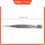 KIN Chính Xác Nhíp Thủ Công Nhíp May Đính Hạt DIY Không Rỉ Trang Sức Nhíp Với Đầu Điểm Mịn