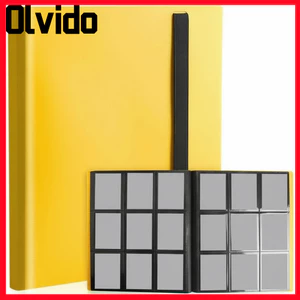 Chất kết dính thẻ thể thao OLVIDO, có dây đeo Bộ sưu tập thẻ giao dịch dung lượng thẻ 360, 9 túi 20 trang HD Bộ sưu tập thẻ chống nước trong suốt